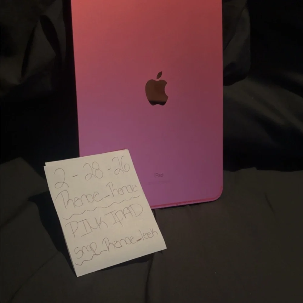 Pink 10th Generation iPad 256GB WiFi + Cellular